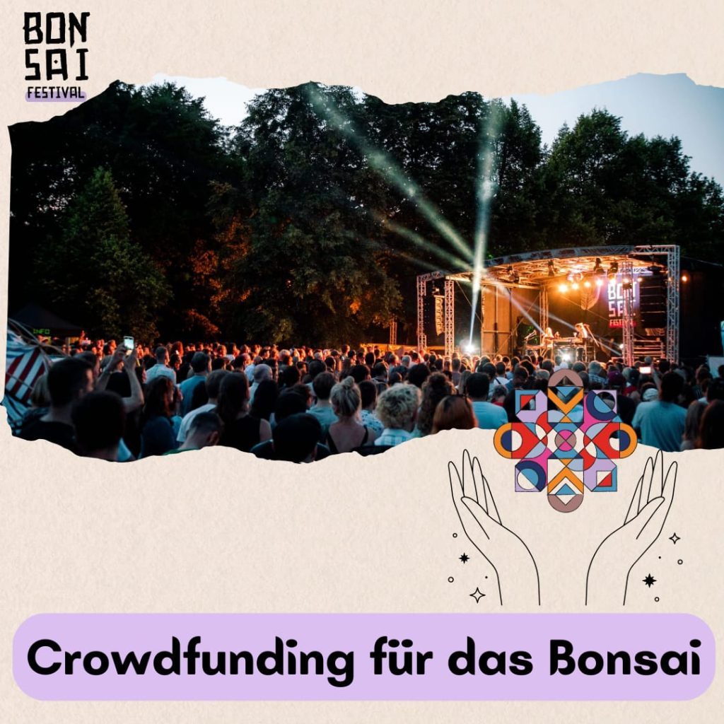 Link zum Crowdfunding des Bonsai festivals auf StartNex, öffnet neues Fenster